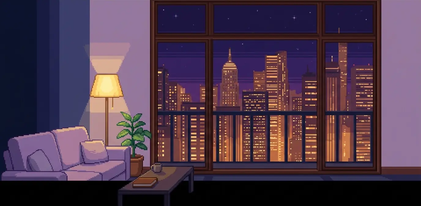 夜晚香港住所內,一個可以慢慢停低嘅溫暖空間